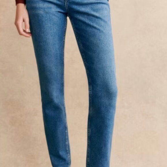 Sezane Brut Sexy Denim Blue size 6 - Picture 1 of 6